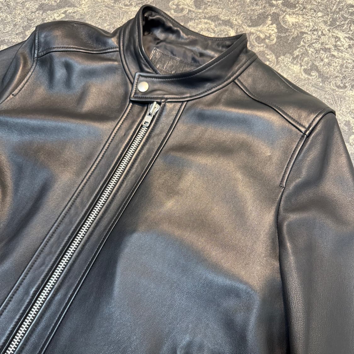 램스킨 차이나카라 레더 자켓 상품이미지4