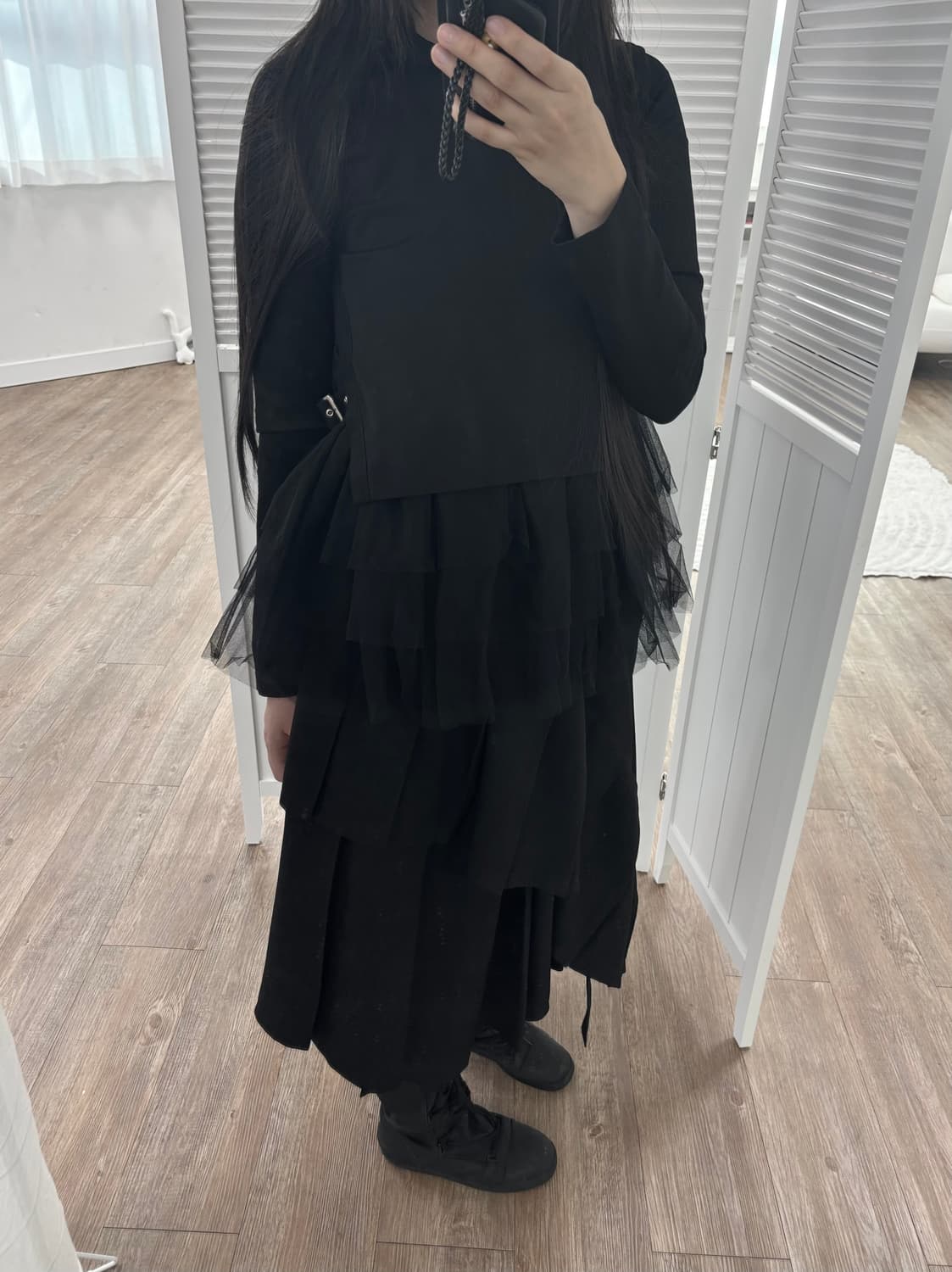 느와 케이 니노미야 프릴 벨트 탑 상품이미지8