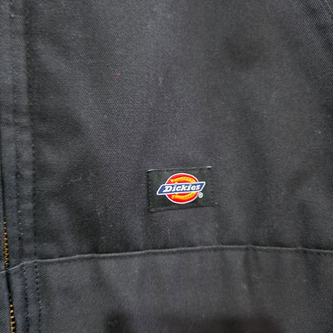 디키즈 AKOMPLICE 콜라보 누빔 블랙 성조기 자켓 M 상품이미지4