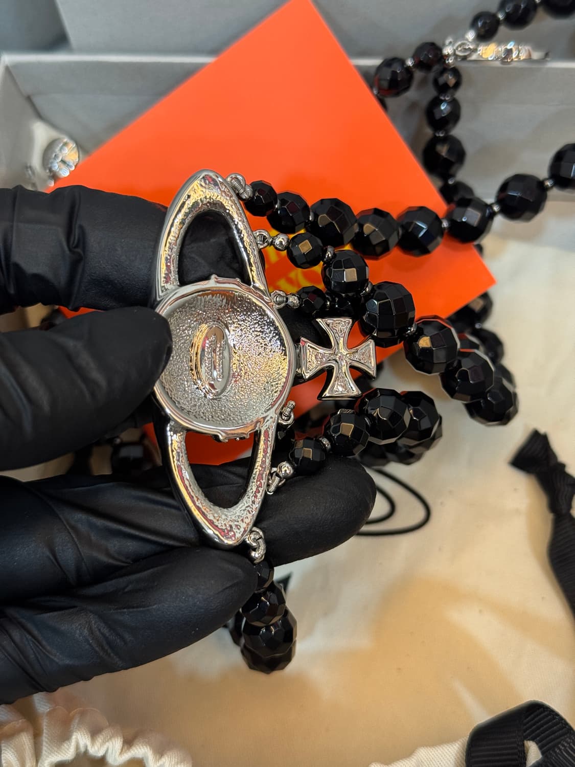 새상품급 비비안웨스트우드 메살린 목걸이 상품이미지2