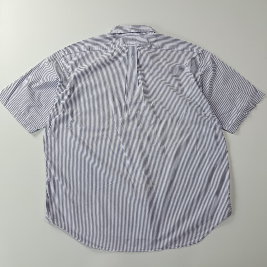 CJ346 XL 폴로 빅셔츠 90s 라벤더 스트라이프 반팔 셔츠 남방 상품이미지6