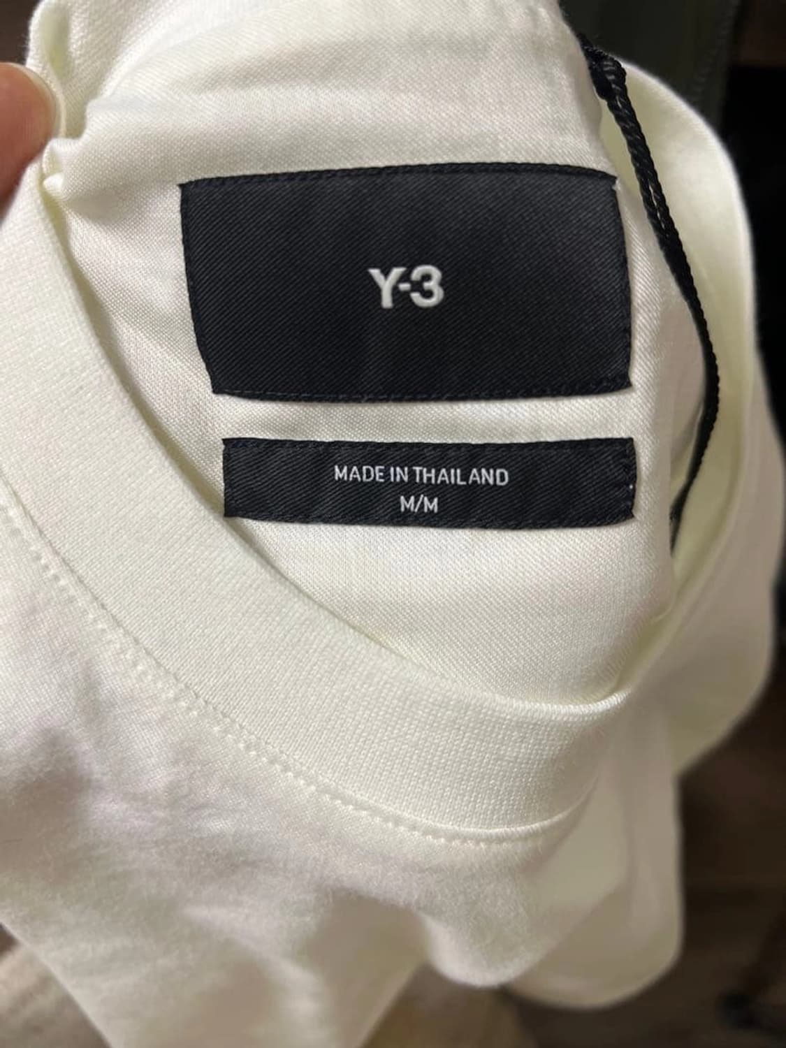 Y-3 그래픽 로고 숏슬리브 티셔츠 화이트 상품이미지5
