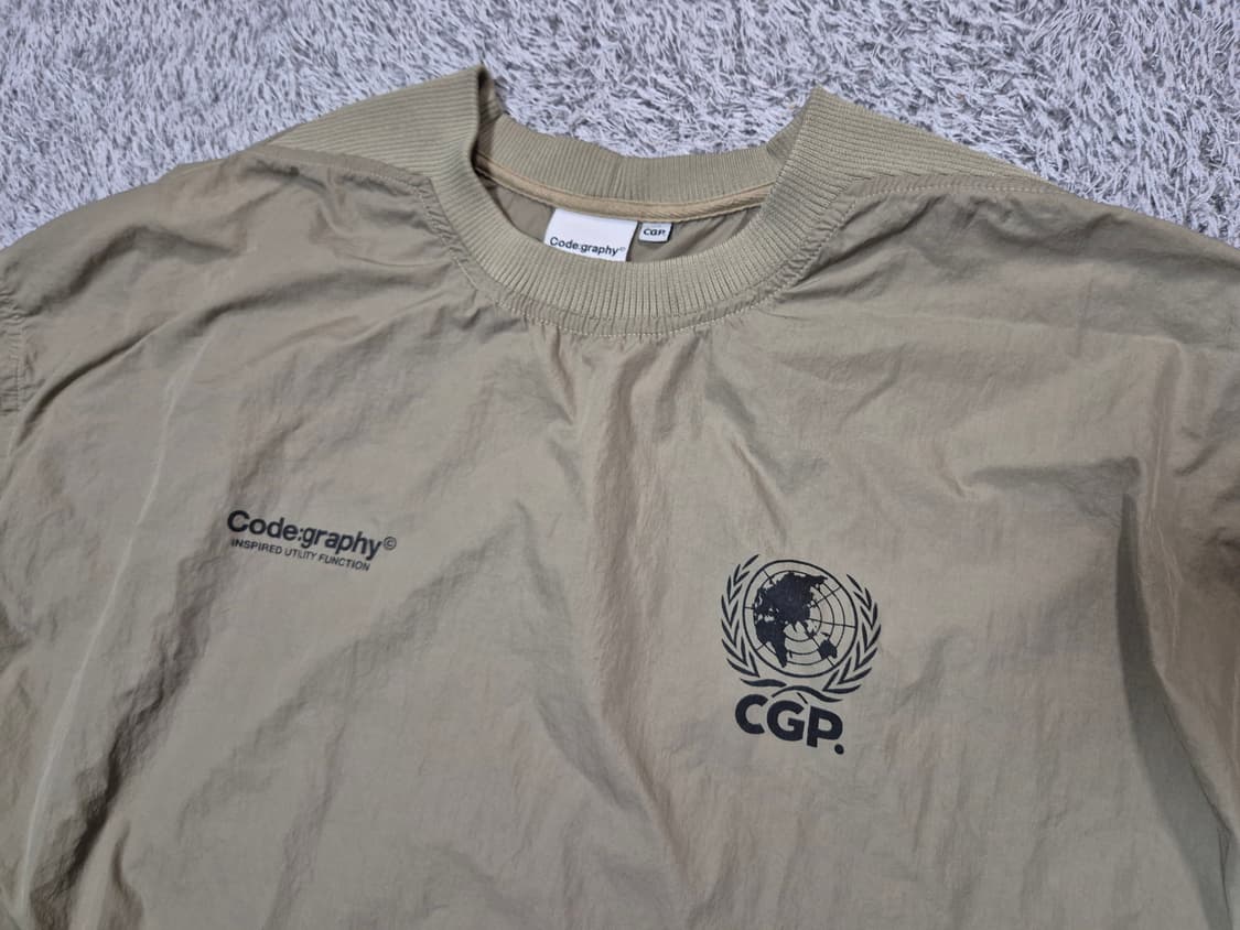 코드그라피 남성 나일론 웜업 맨투맨 M 상품이미지2