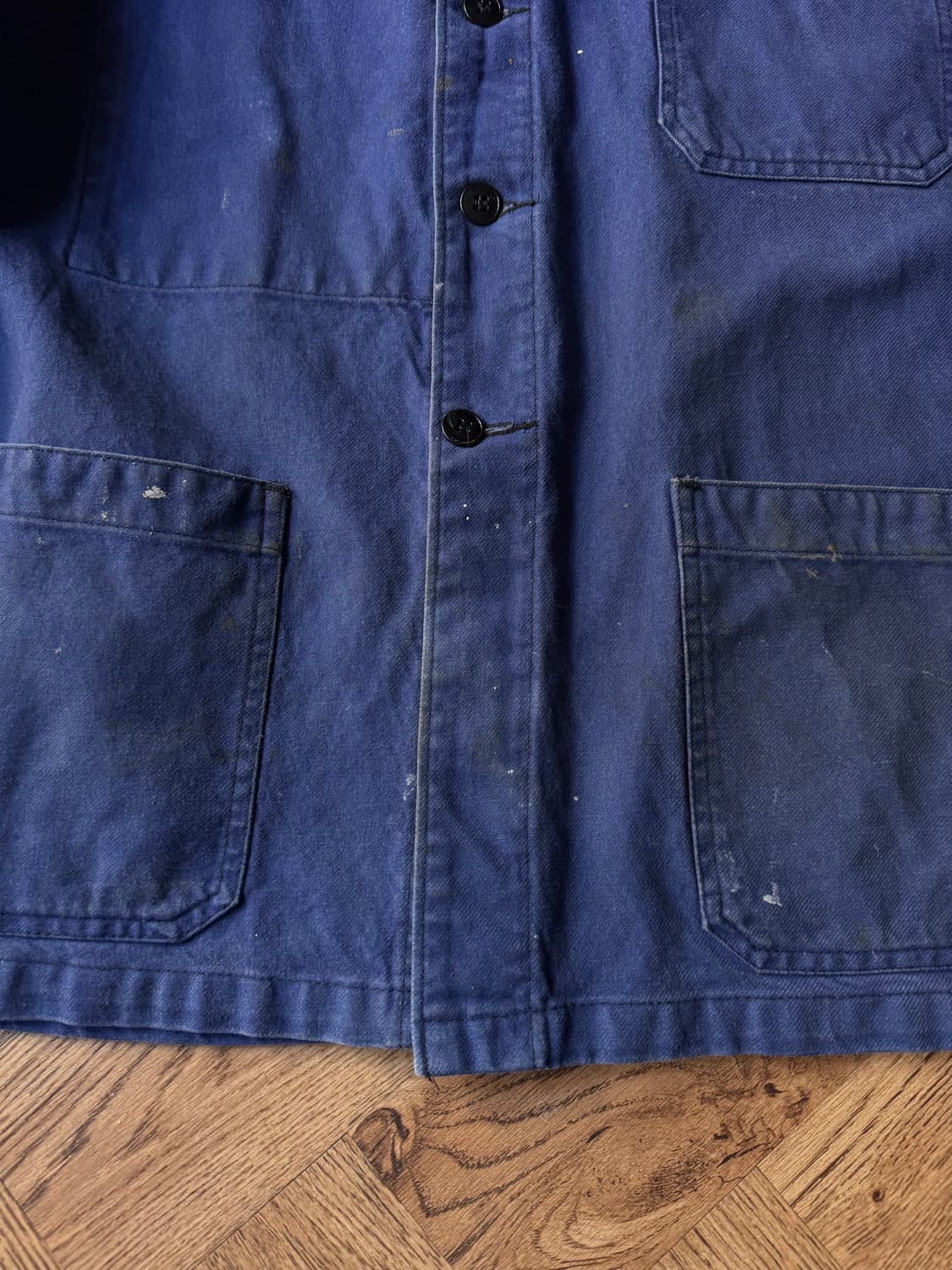 [L]90's 빈티지 페인팅 프렌치 워크자켓 상품이미지4