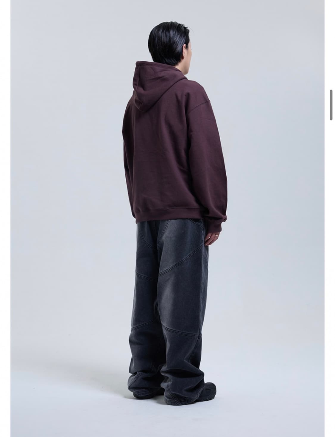 더콜디스트모먼트 후드티 다크와인(starfish hoodie) M 상품이미지3