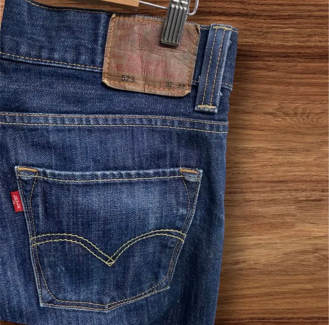 리바이스523 진청 데님 팬츠-32사이즈 상품이미지2