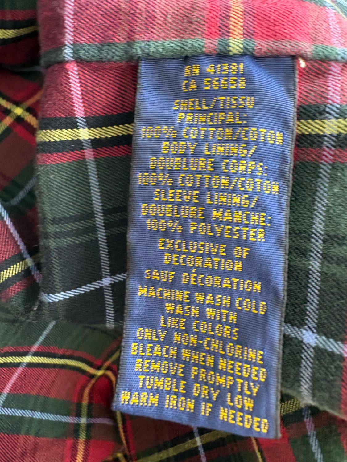 폴로 랄프로렌 코튼 스윙 자켓 상품이미지8