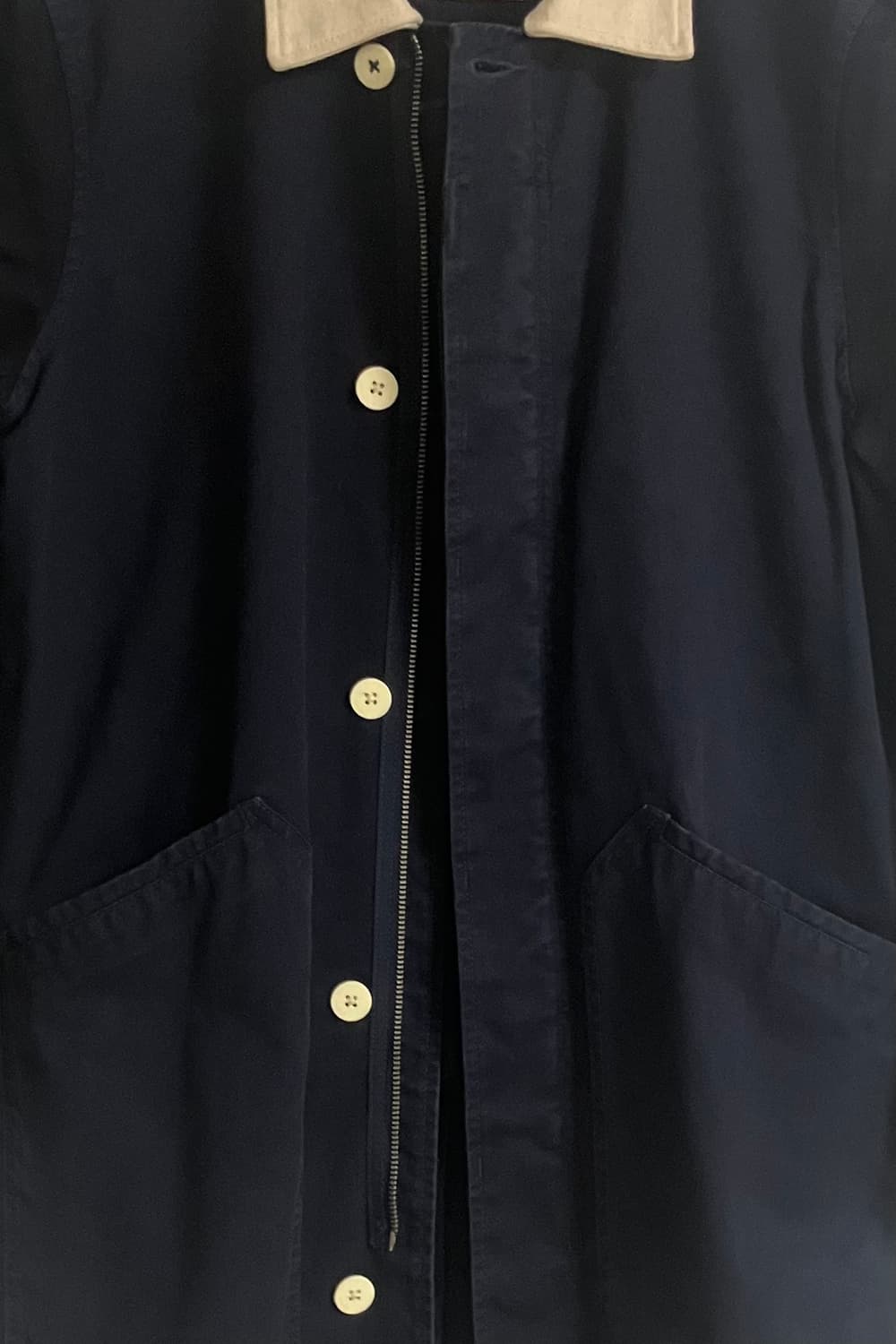 [HAN KJOBENHAVN] 네이비 면 코트 상품이미지4