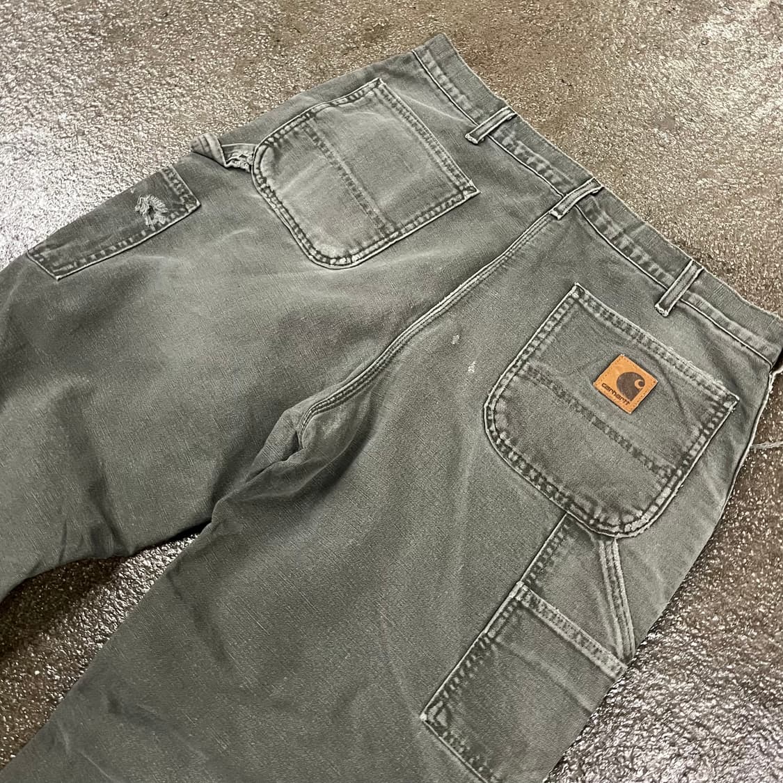 Carhartt 플란넬 라인드 카펜터 팬츠 (36“) 상품이미지4
