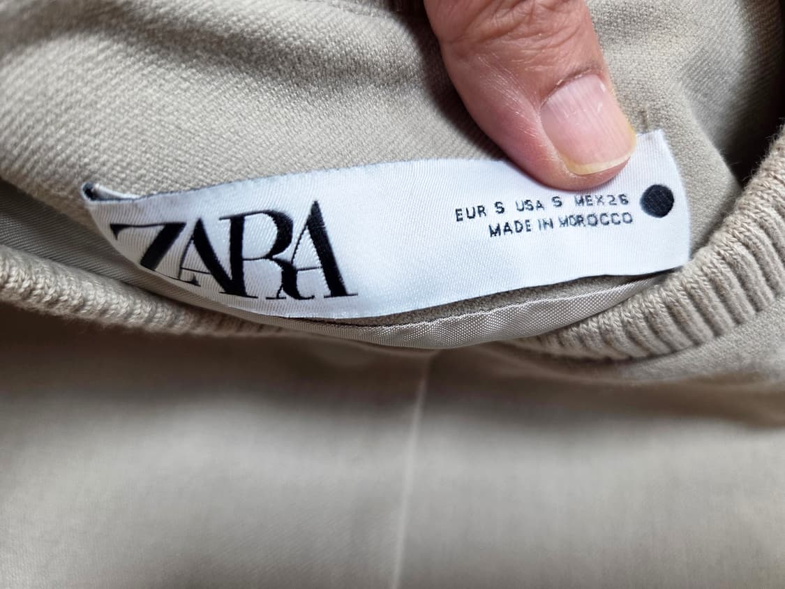 자라(ZARA) 크롭 봄버자켓 55-66 새상품 상품이미지8
