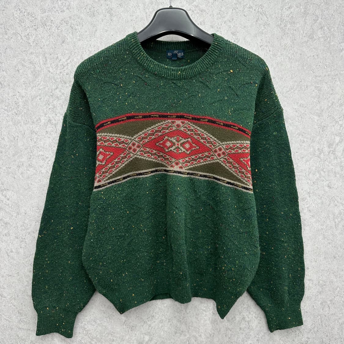 95 여자 노르딕 패턴 울 니트 상품이미지1