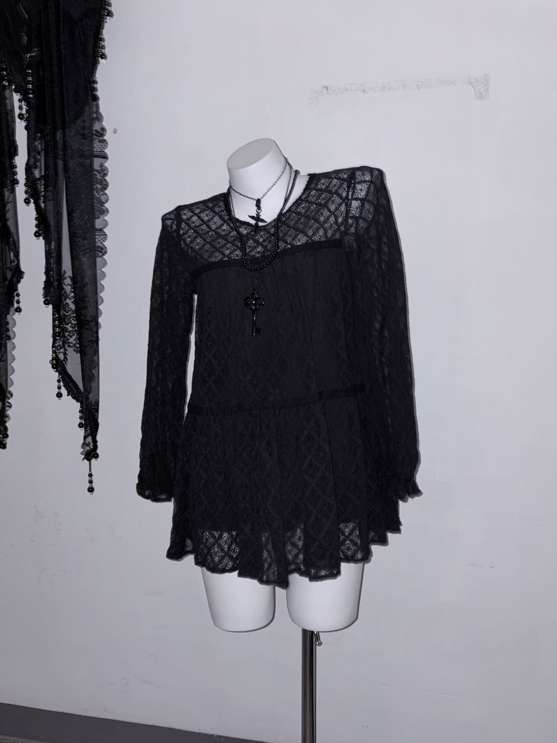 고딕앤젤세트 고스 다크페어리 3pcs 레이스, 볼레로, 코르셋 상품이미지6