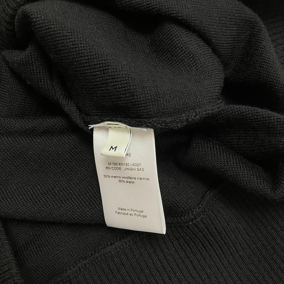 [M] 르메르 메리노울 니트 블랙 상품이미지6