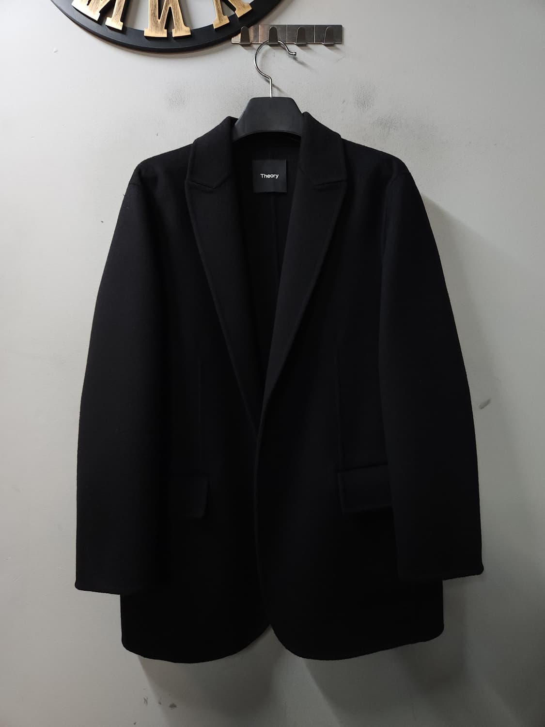 띠어리 Theory 여성 노버튼 캐시미어 코트 블레이저 상품이미지1