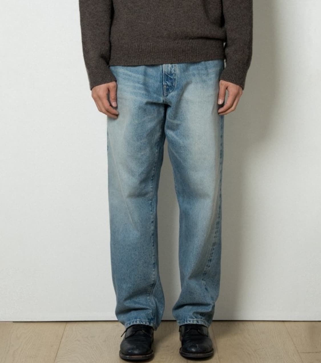 우드비 5p 셀비지 루즈 테이퍼트 데님 상품이미지2