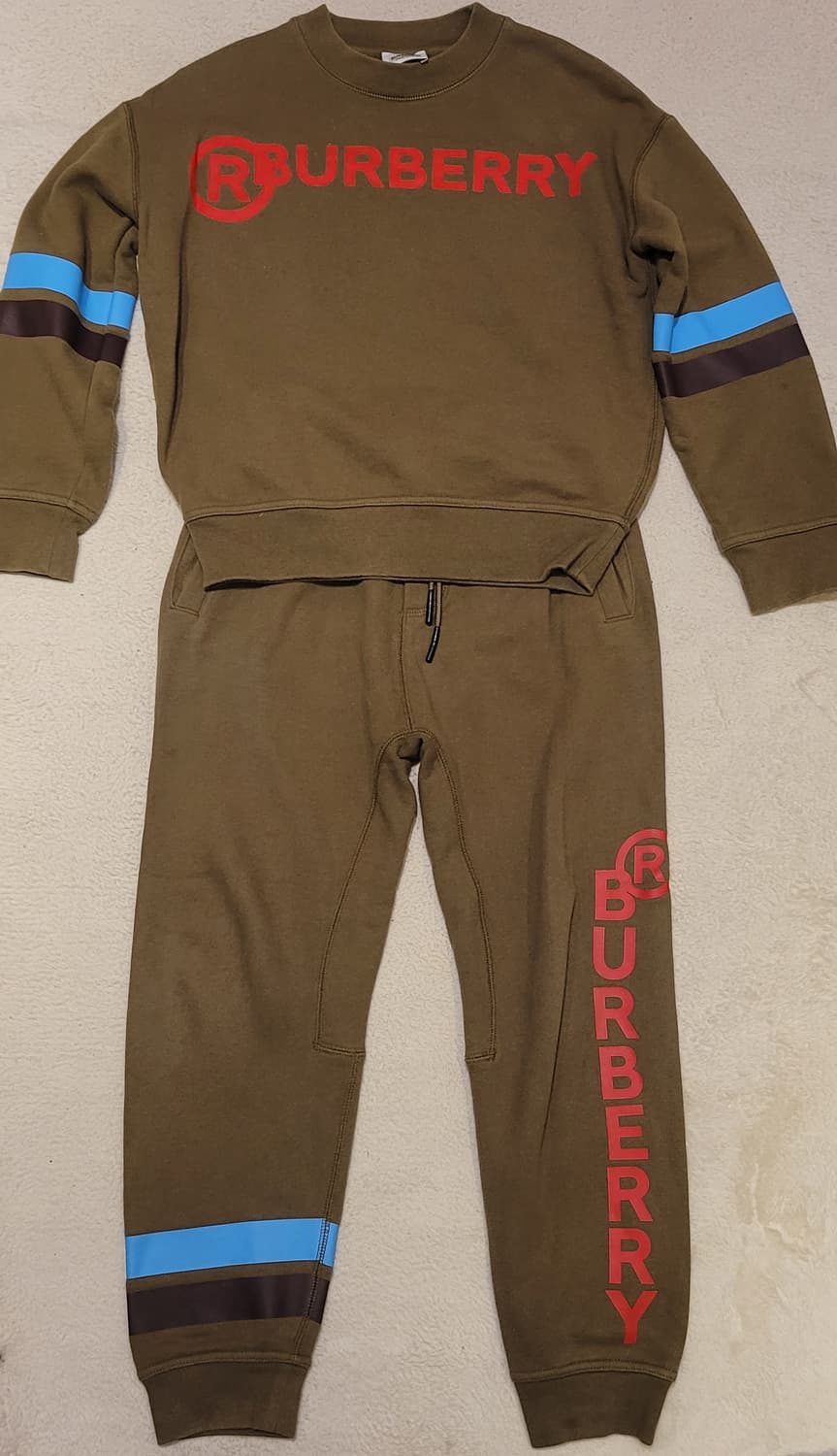 버버리 키즈 코튼 셋업 10Y 상품이미지1