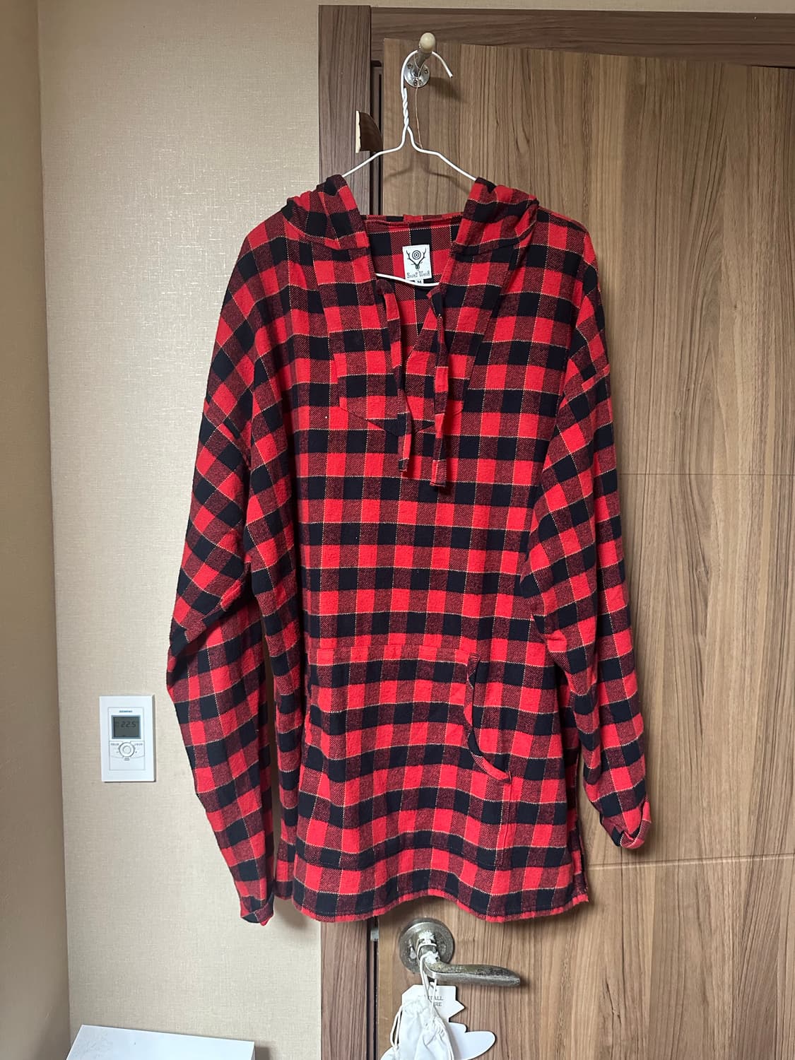 [M] south2west8 남이서팔 멕시칸 후드 플란넬 레드 상품이미지1