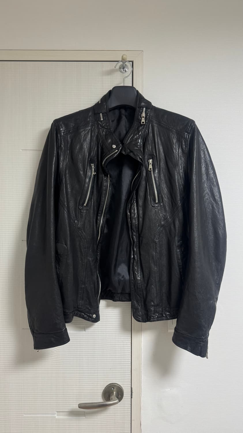 이태리 베지터블 램스킨 레더자켓 110(XXL) 상품이미지1