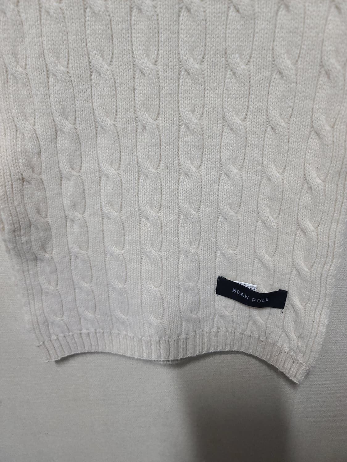 빈폴 캐시미어 혼방 케이블 머플러 상품이미지4