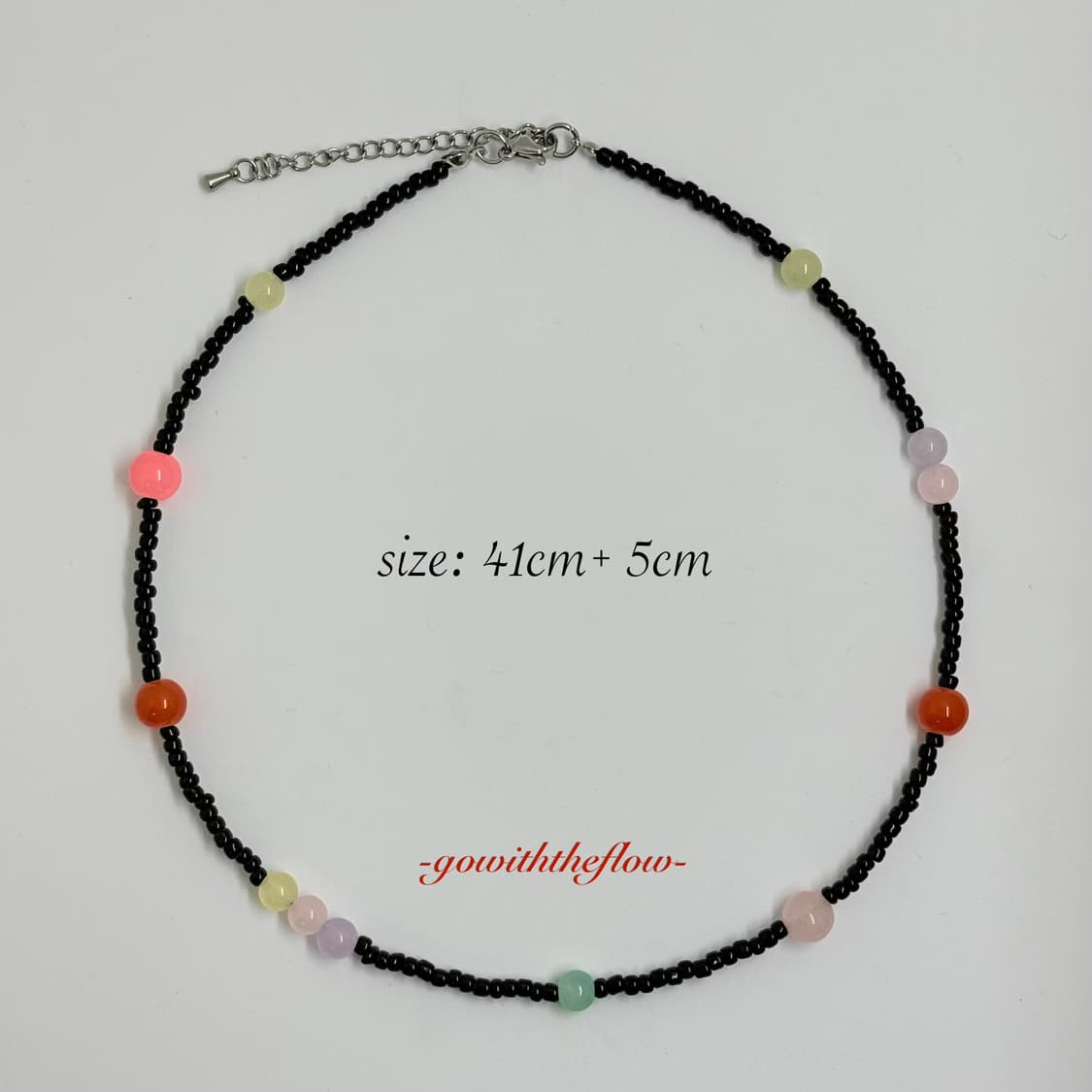 [Handmade] 원석 & 빈티지 비즈 믹스 네클리스 상품이미지4