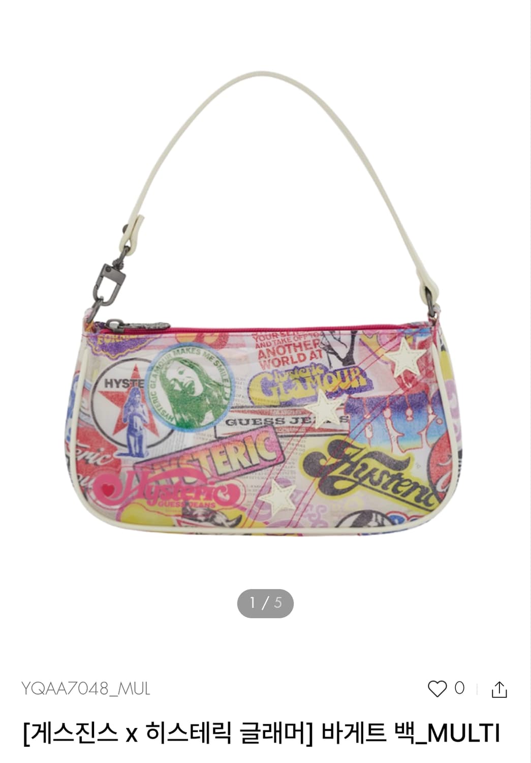 히스테릭글래머 x 게스진스 바게트 백 상품이미지1