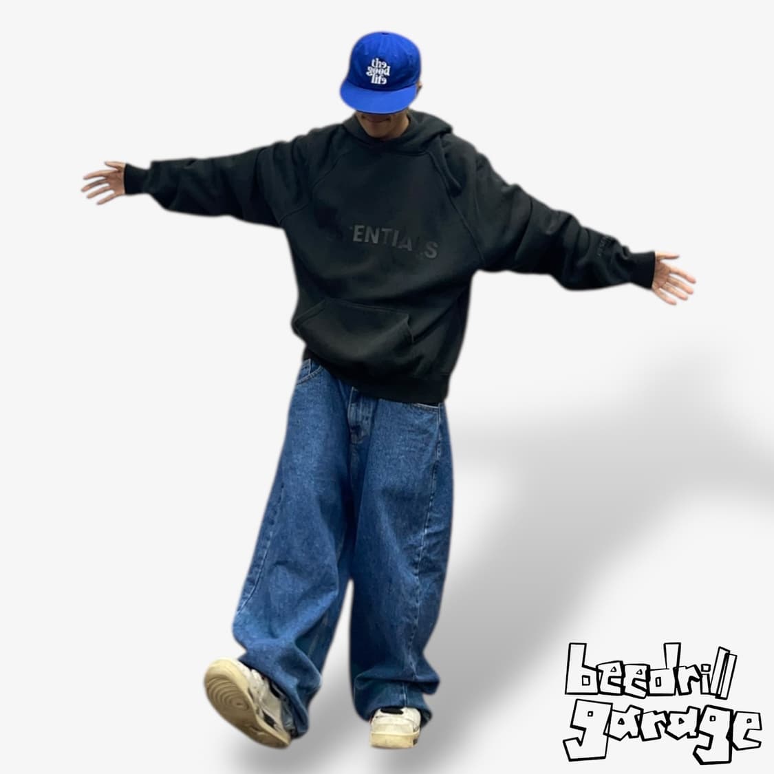 에센셜 3D 로고 후디 상품이미지1