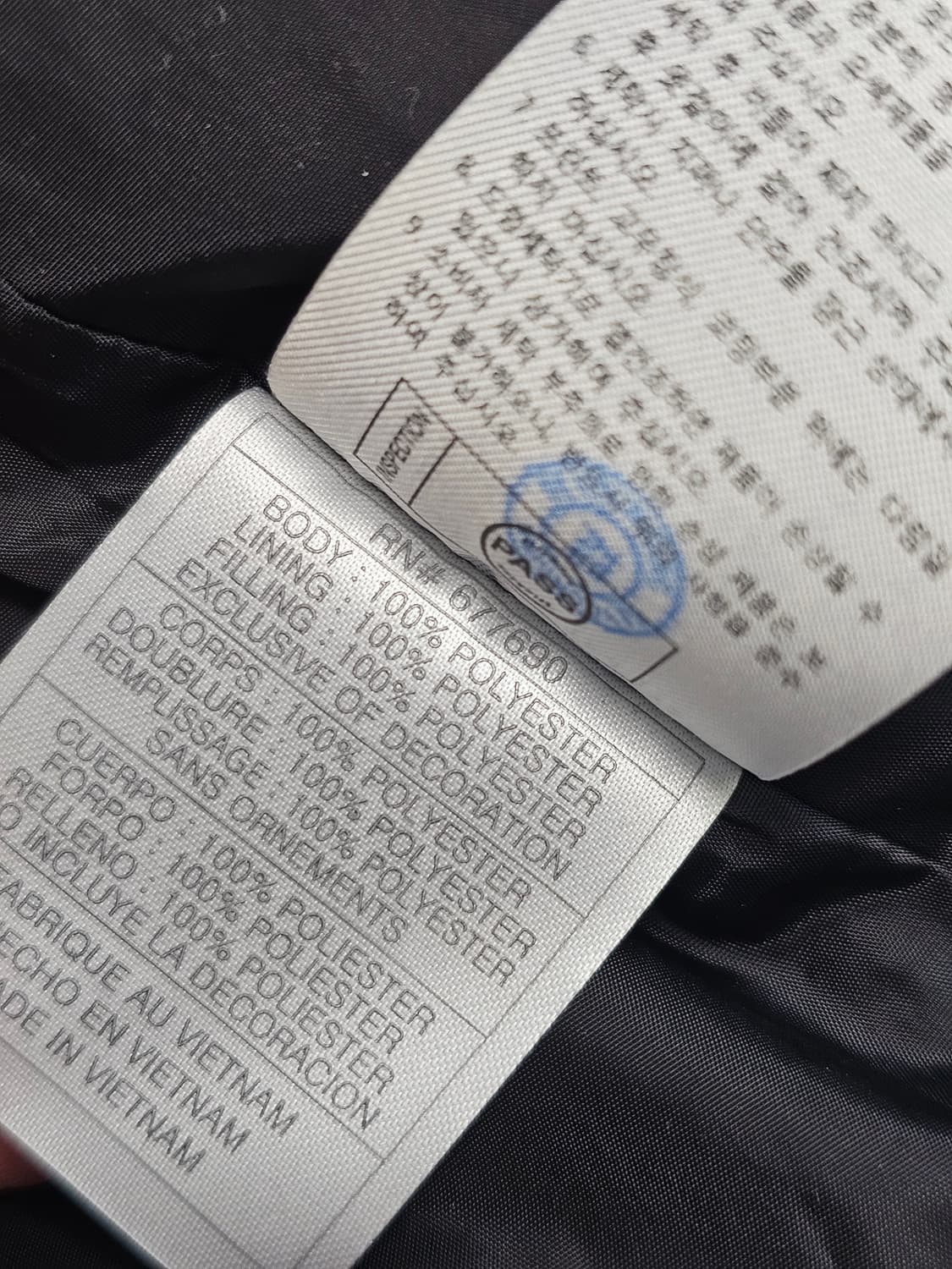 디키즈 숏패딩 S 회색 상품이미지7