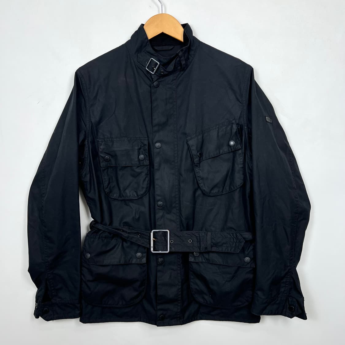 Barbour 바버 인터네셔널 왁스 벨티드 자켓 상품이미지1