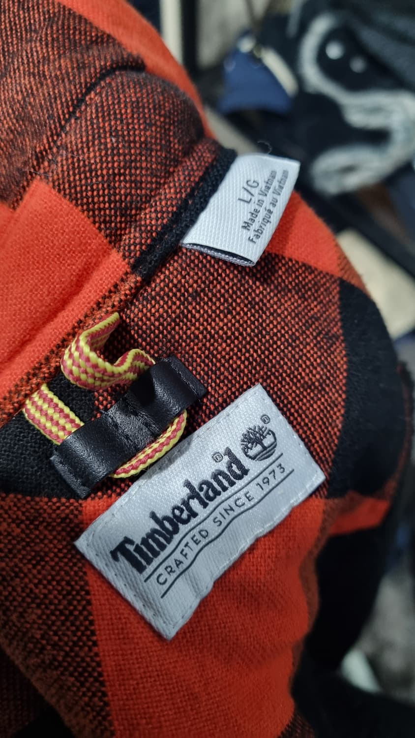 팀버랜드 L사이즈 겨울용(안감후리스) 셔츠같은 자켓(체크셔켓) 상품이미지2