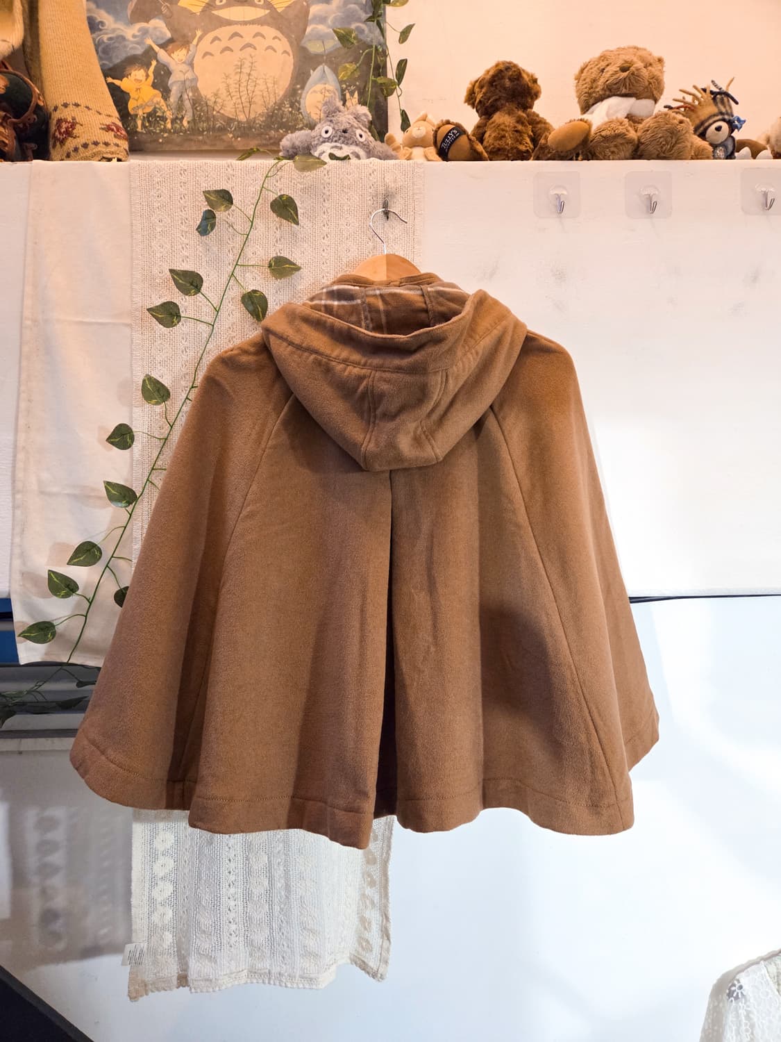 더블 버튼 케이프 코트 상품이미지6