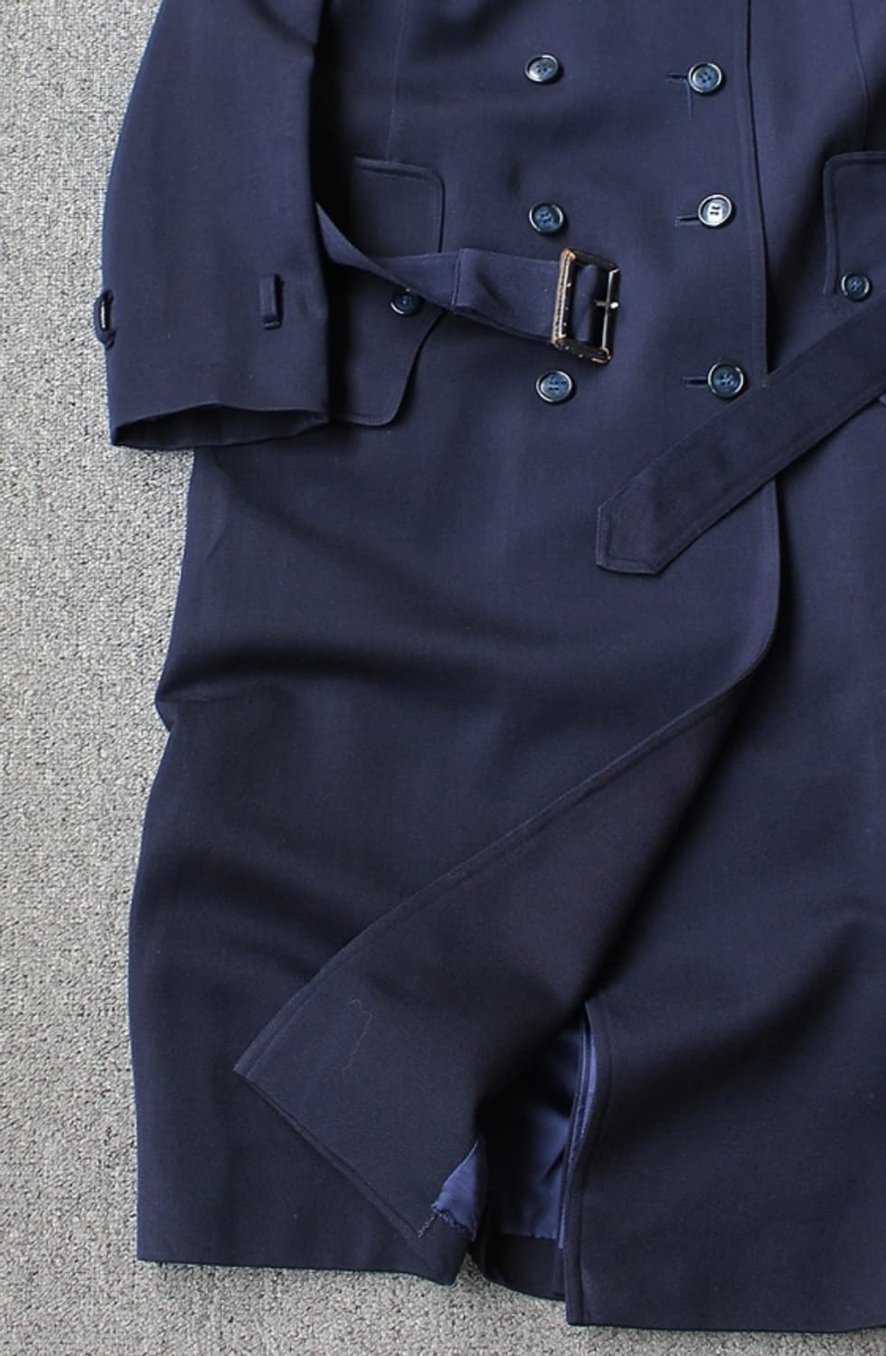 Sanyo 네이비 트렌치코트 상품이미지4