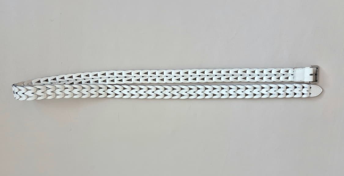 Dior Homme White Braided Belt 06ss 상품이미지6