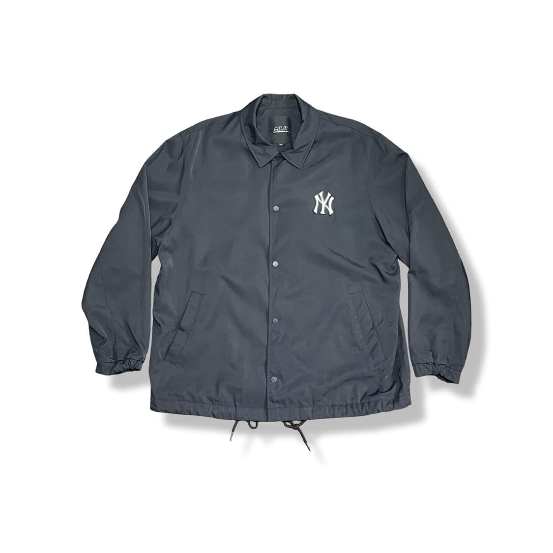 [2XL] MLB 뉴욕 양키스 코치 자켓 블랙 상품이미지1
