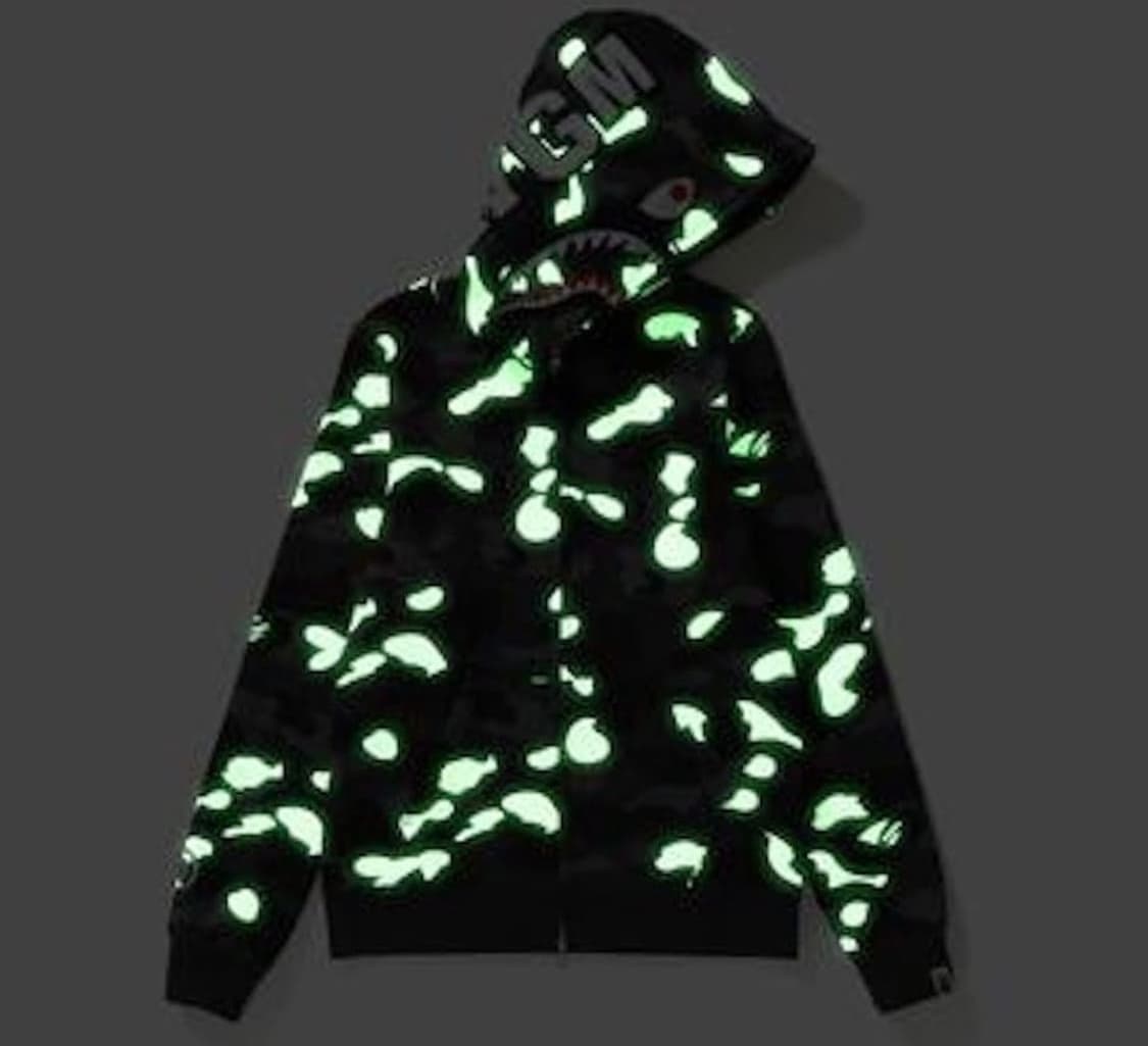 베이프 야광 샤크후드 상품이미지4