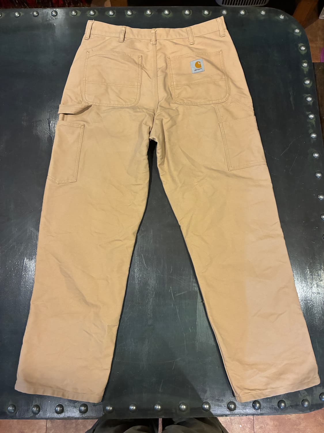 34) 칼하트 WIP 싱글니 팬츠 베이지 상품이미지2