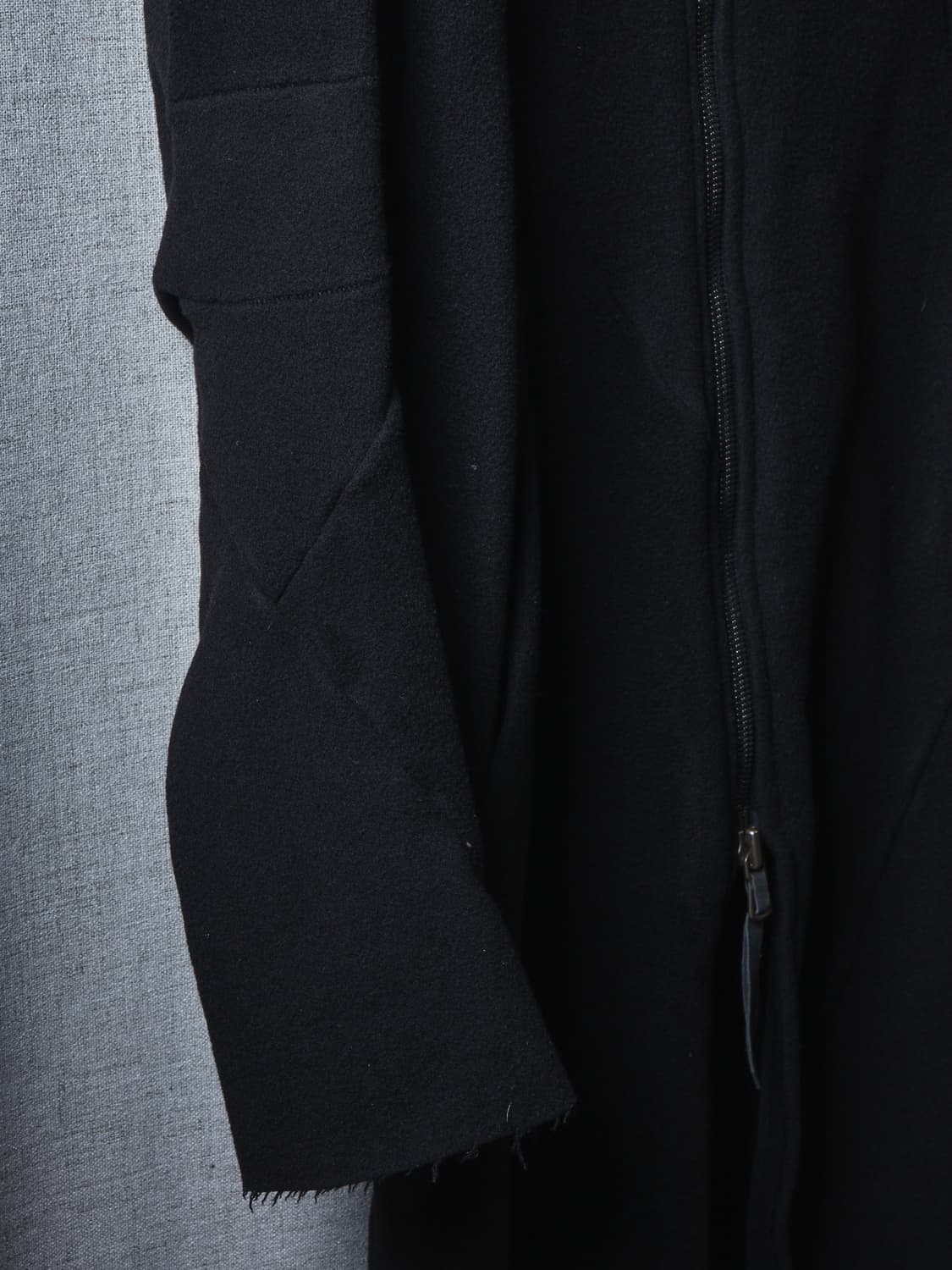 Leon emanuel blanck 버진울 하이넥 롱 코트 상품이미지5