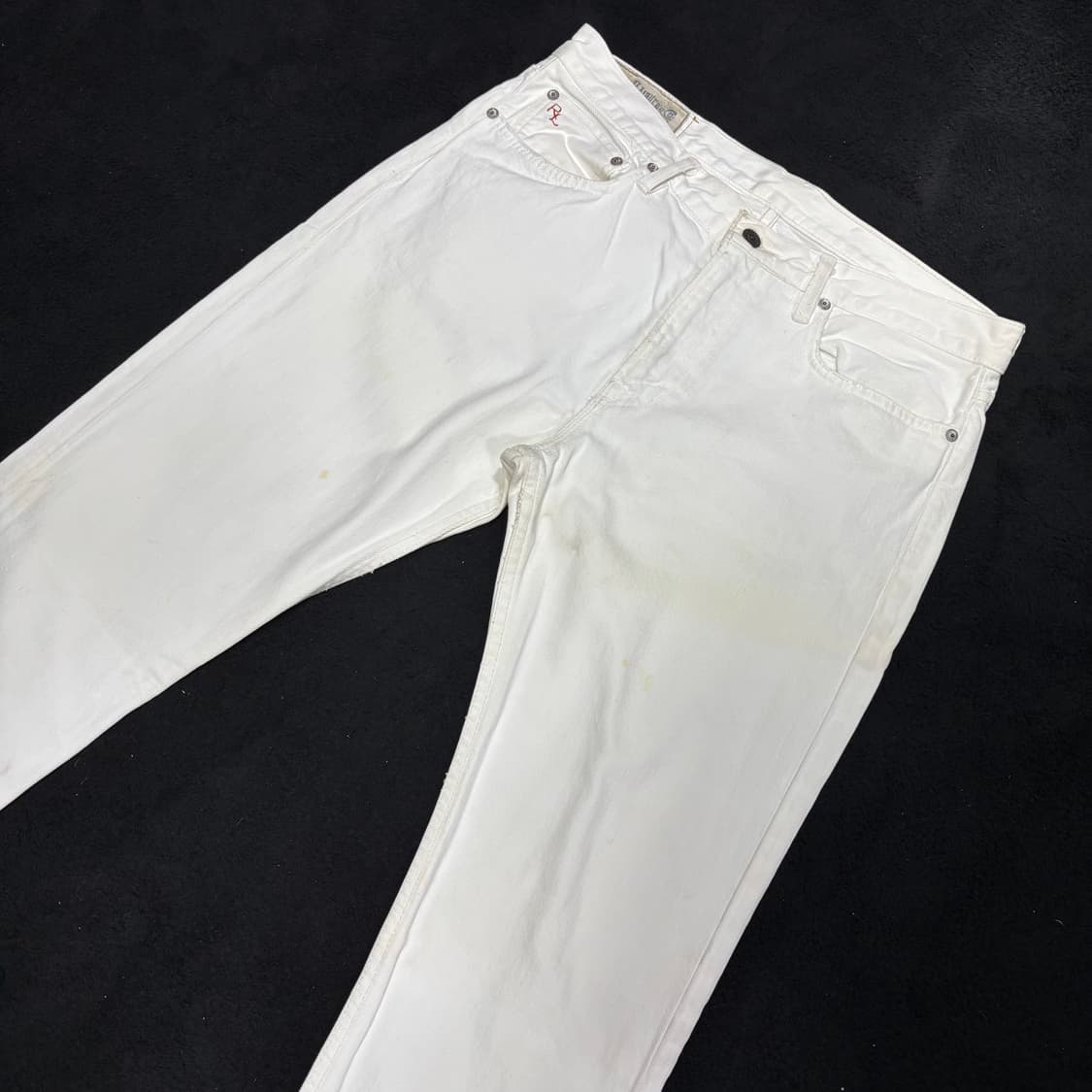 32 폴로 랄프로렌 스트레이트 화이트진 데님팬츠 상품이미지3