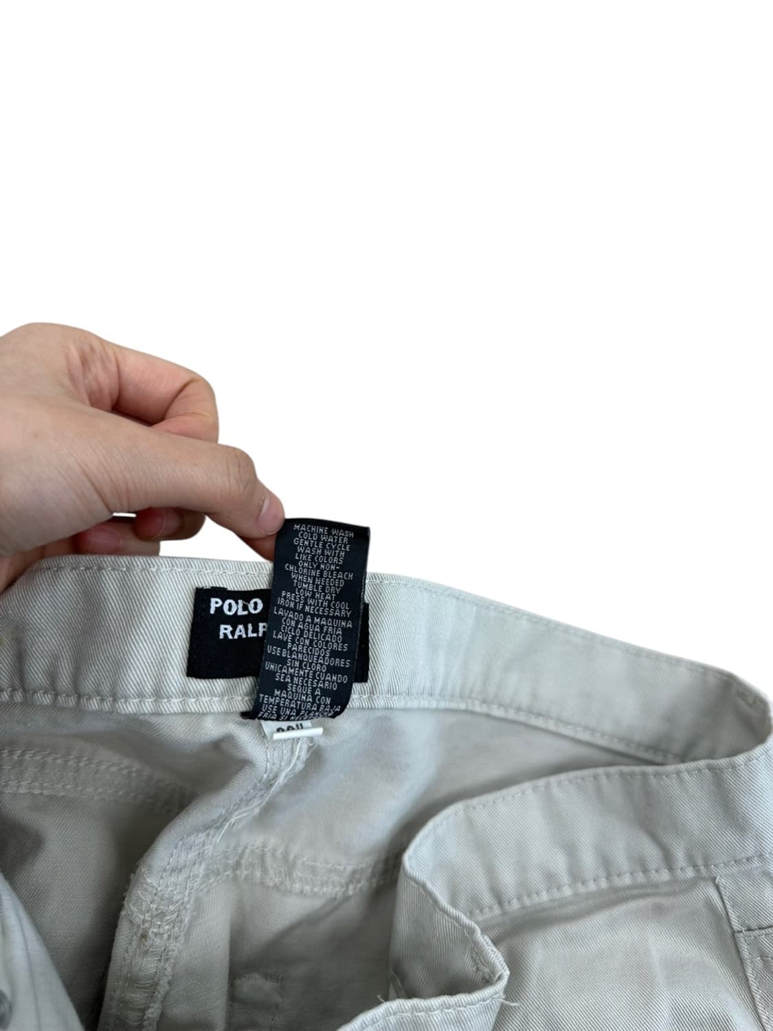 폴로 RL로고 코튼팬츠 아이보리 (34) 상품이미지7