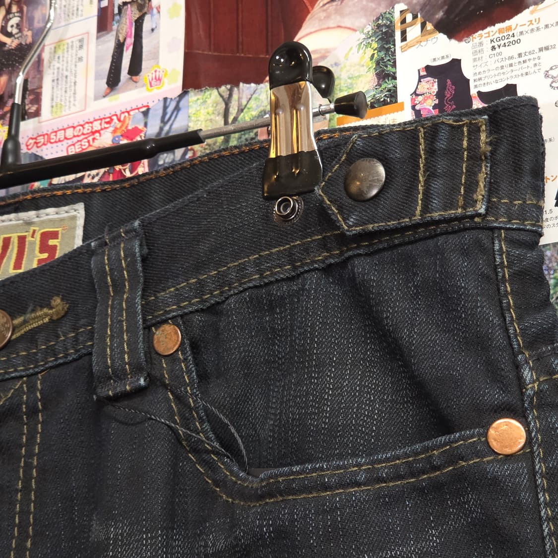 리바이스 514 지퍼 포인트 진청 데님 팬츠 상품이미지8