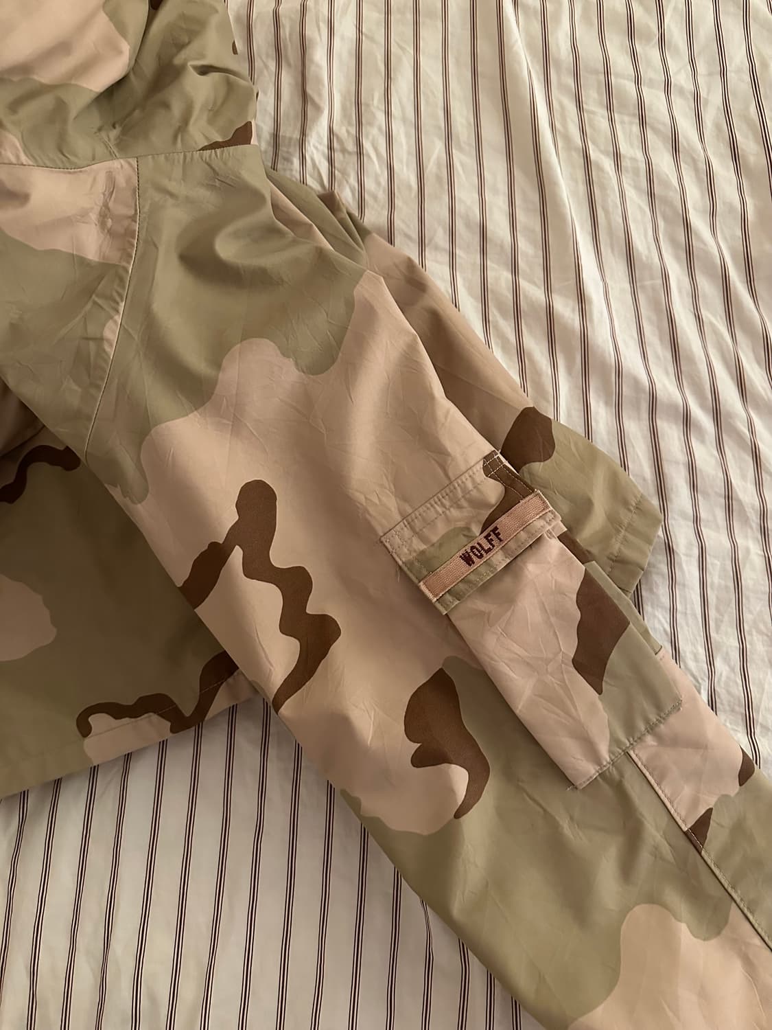 미군 OG 밀리터리 데저트 카모 고어텍스 바람막이 ECWCS 파카105 상품이미지4