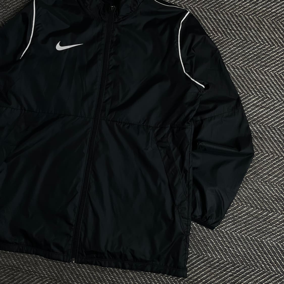 00s 나이키 스우시 로고 올드스쿨 블랙 바람막이o 3373 상품이미지2