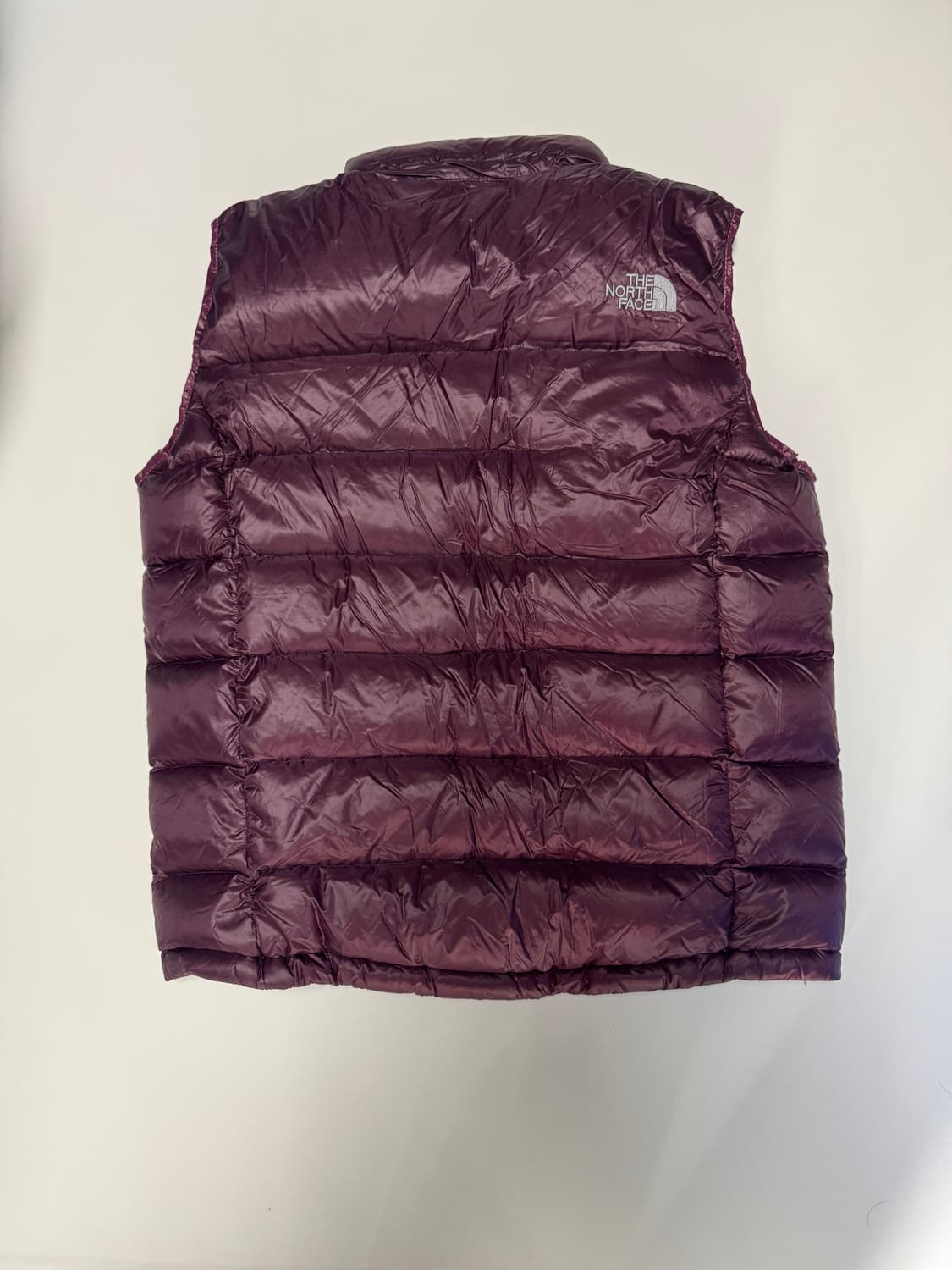 노스페이스 미니멀 다운 패딩 조끼 M 퍼플 상품이미지2