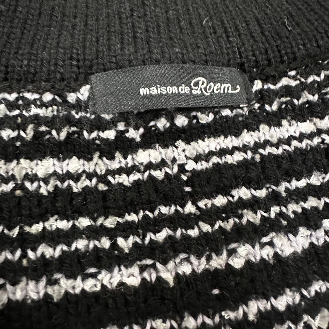 Roem 로엠 여성 트위드 가디건 S 상품이미지4