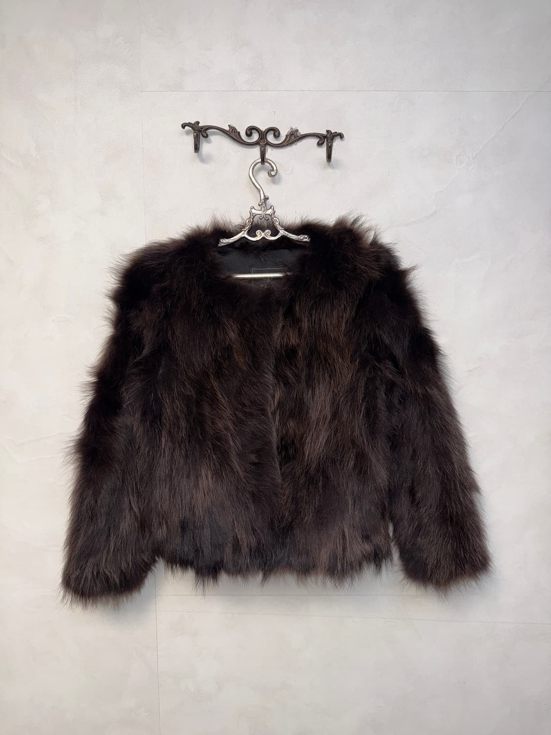 Jindo Klever dark brown raccoon fur jk 상품이미지1