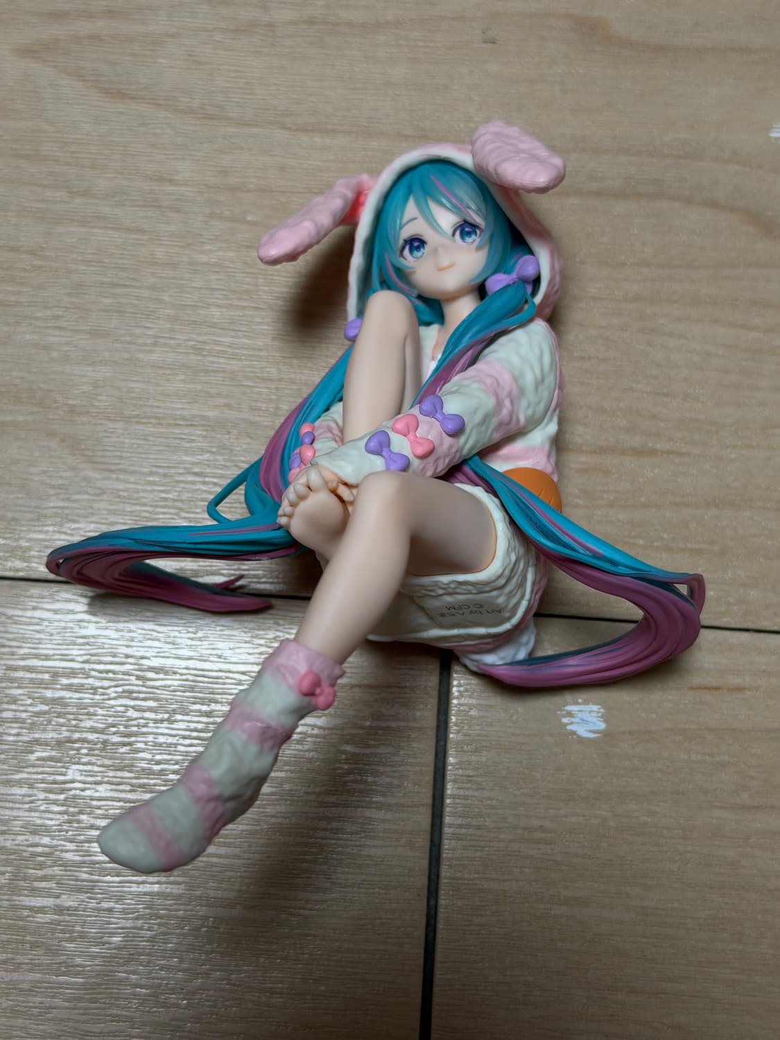 후류 하츠네 미쿠 토끼 파자마 누들스토퍼 피규어 핑크 ver 상품이미지2