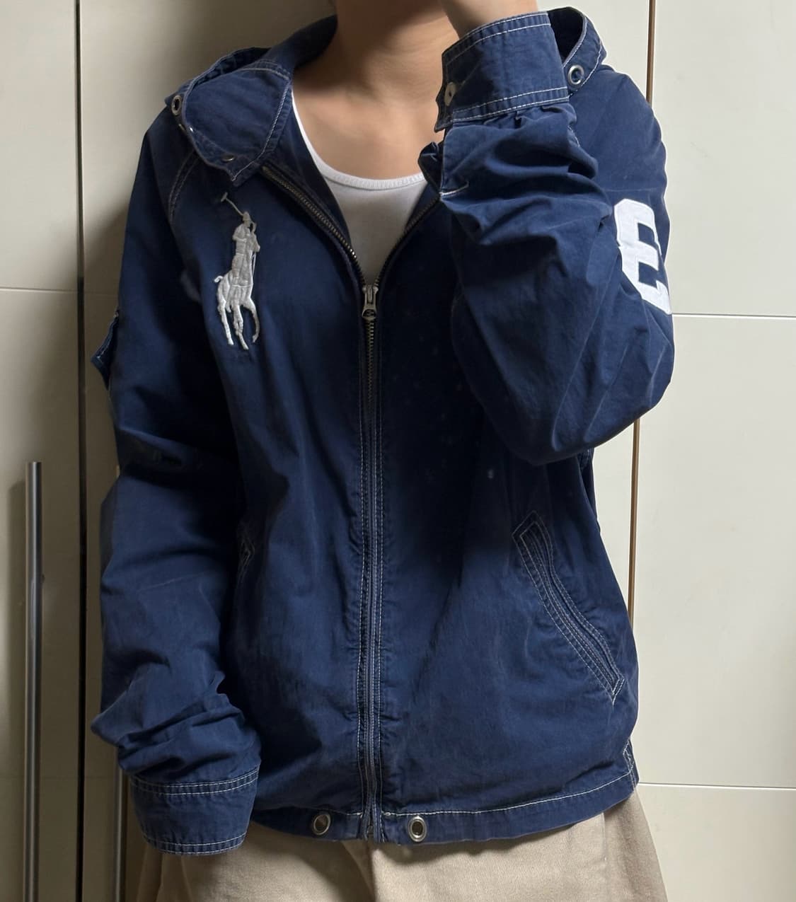 폴로 랄프로렌 빅포니 데님 블루종 후드집업 자켓 상품이미지1