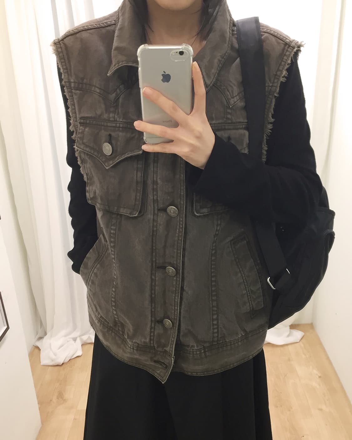 Unisex Vintage Denim Vest 95 상품이미지2