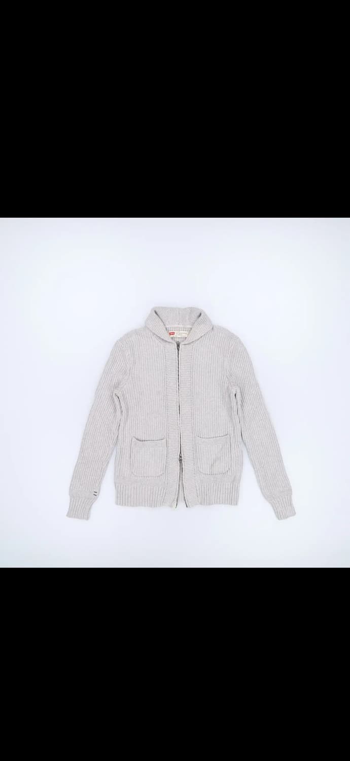 리바이스 여성 숄카라 투웨이 니트 집업 1103HR1 상품이미지1