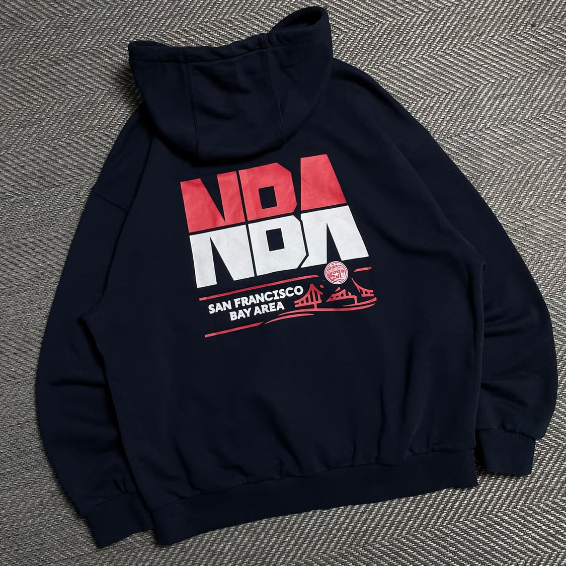 NBA All STAR 2025 빅로고 박시핏 후드 티셔츠y 5069 상품이미지1