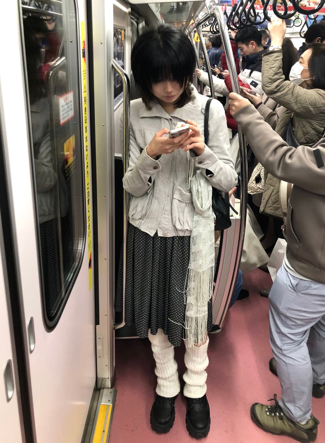 도트 땡땡이 스커트 상품이미지3